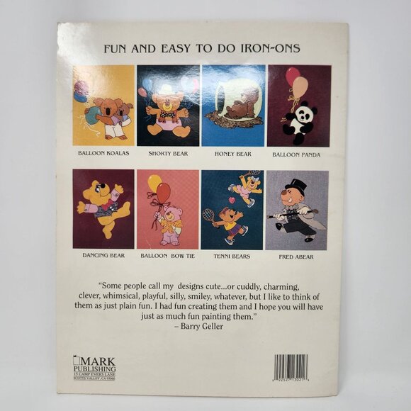 Patch N Paint Patterns Teddys & Other Bears Iron-On Transfer Designs By Barry Ge - Picture 2 of 8